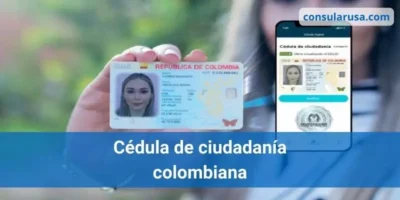 Cédula de ciudadanía colombiana vigente en Estados Unidos